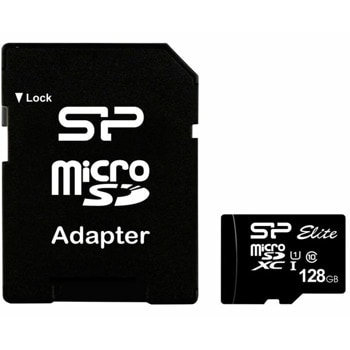 Silicon Power Micro SDXC 128GB + Adapter SP128GBS