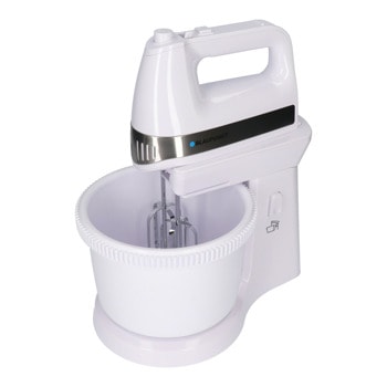 Миксер Blaupunkt HMM601, 500W, 5 степени на работа, 3 kg, бъркалки за тесто, бял | JAR Computers миксер blaupunkt hmm601