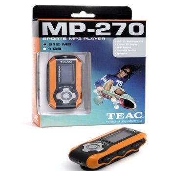 MP3 +FM TEAC, MP-270 FM, 512MB