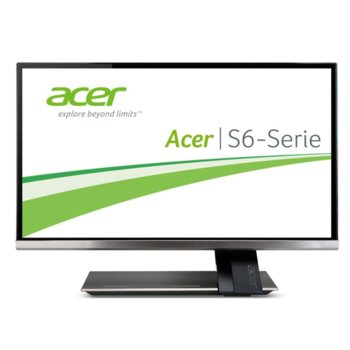 Монитор 27" (68.58 cm) Acer S276HL, FullHD, Wide IPS LED, 6ms, 100M:1 DCR, 250 cd/m2, HDMI, MHL, Speaker, ZeroFrame, Glossy Black, 3г. | JAR Computers 27'' Acer S276HL Wide IPS LED Glossy Black