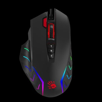 Мишка A4Tech Bloody J95, оптична(5000 dpi), гейминг, RGB подсветка, USB, черна | JAR Computers A4Tech Bloody J95