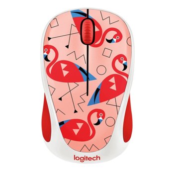 Мишка Logitech M238 Flamingo, оптична 1000 dpi, USB, щампа | JAR Computers Logitech M238 Flamingo (910-004709)