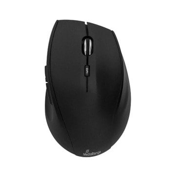 Мишка MediaRange HIGHLINE SERIES (MROS208), оптична, безжична, USB, чернa | JAR Computers MediaRange HIGHLINE SERIES (MROS208)