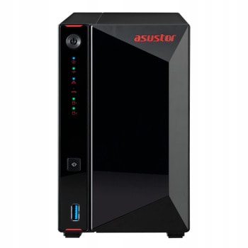Мрежови диск (NAS) Asustor AS5202T, четириядрен Gemini Lake Intel Celeron J4105 2.0/2.7 GHz, без твърд диск, 2x (2.5"/3.5" SATA3 HDD or SSD), 2GB DDR4, 2x LAN Base-T, 3x USB 3.2, HDMI image