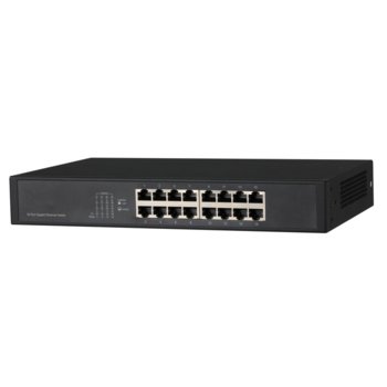 Суич Dahua PFS3016-16GT, 16x 10/100/1000 Base-T ports, оптимизиран за системи за видеонаблюдение | JAR Computers Dahua PFS3016-16GT