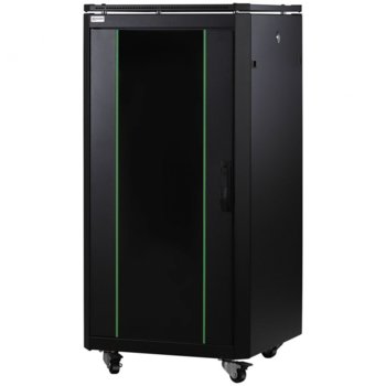 Комуникационен шкаф Mirsan MR.GTAP20U61.01, 19", 22U, 600 x 1000 x 1057, свободностоящ, товароносимост 600кг, черен | JAR Computers MIRSAN MR.GTAP20U61.01