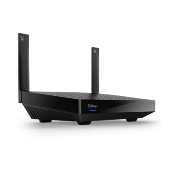 Рутер Linksys MR5500 Hydra Pro 6, 5400Mbps, 2.4GHz (574 Mbps), 5GHz (4804Mbps), Wireless AX, 4x LAN 10/100/1000, 1x WAN 10/100/1000, 1x USB 3.0, 2x външни антени | JAR Computers Linksys MR5500 Hydra Pro 6