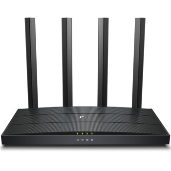 Рутер TP-Link Archer AX12, 1500Mbps, 2.4GHz(300Mbps)/5GHz(1200Mbps), Wireless AX, 3x LAN 10/100/1000, 1x WAN 10/100/1000, 4x външни антени | JAR Computers TP-Link Archer AX12