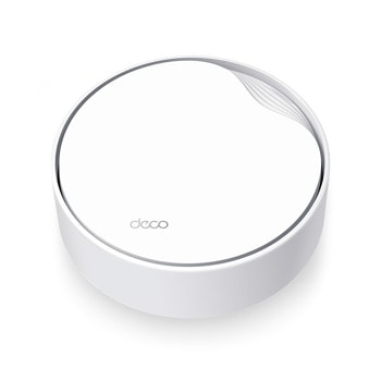 Безжична Wi-fi система TP-Link Deco X50-PoE (1-pack), 3000Mbps, 2.4GHz (574 Mbps), 5GHz (2402 Mbps), Wireless AX, 1x 10/100/1000 LAN/WAN, 1x 10/100/2500 LAN/WAN, 4 вътрешни антени, PoE, 1 устройство | JAR Computers TP-Link Deco X50-PoE(1-pack) AX3000