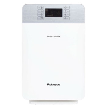 Пречиствател на въздух Rohnson R 9450, 50 W, 7 стъпки на филтрация, 3 скорости на вентилатора, Auto-Smart режим, цветен панел със сензорно управление, за помещения до 50 m2, бял | JAR Computers Rohnson R 9450