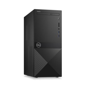 Настолен компютър Dell Vostro 3671 MT (N506BVD3671BTPEDB03_R2005_22NM), осемядрен Coffee Lake Intel Core i7-9700 3.0/4.7 GHz, NVIDIA GeForce GTX 1650 4GB, 8GB DDR4, 1TB HDD & 256GB SSD, 2x USB 3.1, клавиатура и мишка, Linux | JAR Computers Dell Vostro 3671 MT N506BVD3671BTPEDB03_R2005_22NM