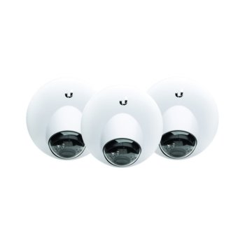 IP камерa Ubiquiti UniFi UVC-G3-DOME (3 pack), куполна камера, 2Mpix (1920x1080@30FPS), 2.8mm обектив, H.264, IR осветление, външна/вътрешна, LAN100, микрофон | JAR Computers Ubiquiti UVC-G3-DOME 3 pack