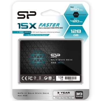 SSDSILICONPOWERSP128GBSS3A55S2