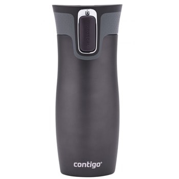 Термочаша Contigo West Loop Gunmetal, 0.47л., неръждаема стомана, черна | JAR Computers Contigo West Loop Gunmetal 2095797