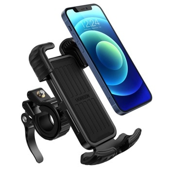Поставка Ugreen Bicycle Motorcycle Phone Holder (LP494), за колело, за устройство с размери от 4.6" до 6.5", черна | JAR Computers Ugreen Bicycle Motorcycle Phone Holder LP494