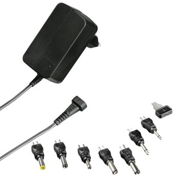 Захранващ адаптер HAMA Eco 137331, AC/DC, 3-12 V, 600mAh, черно | JAR Computers HAMA Eco, AC/DC, 600mAh 3-12 V