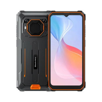 Смартфон Blackview BV6200 Pro OR (черен), поддържа 2 SIM карти, 6.56" (16.66 cm) IPS дисплей, осемядрен MediaTek Helio P35 2.35 GHz, 6GB RAM, 128GB Flash памет (+microSD слот), 13 + 0.3 & 8 Mpix камери, Android | JAR Computers Blackview BV6200 Pro OR BV6200PRO_OR