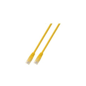 Пач кабел UTP EFB Elektronik, 1m, Cat 5E, пач-кабел, жълт | JAR Computers EFB Elektronik RJ45 U/UTP Cat.5e 1m yellow K8095.1