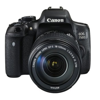 Canon EOS 750D with + Canon SELPHY CP1200 black