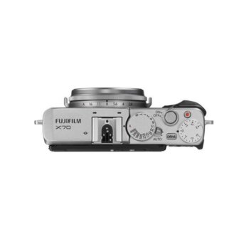 Fujifilm X70 (сребрист) + карта Lexar 32GB