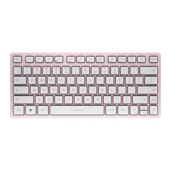Клавиатура Cherry KW 7100 MINI BT, безжична, Bluetooth, розова | JAR Computers CHERRY KW 7100 MINI BT JK-7100EU-19