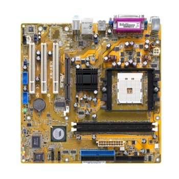 Дънна платка Asus K8V-MX/SI, K8M800, S754, DDR400, VGA&AGP 8x, SB5.1, Lan, ATA133, Serial ATA Raid, mATX | JAR Computers Asus K8V-MX/SI