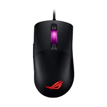 Мишка Asus ROG Keris (90MP01R0-B0UA00), оптична (16000 dpi), USB, черен, RGB подсветка, гейминг, 7 програмируеми бутона | JAR Computers Asus 90MP01R0-B0UA00