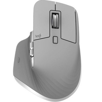 Мишка Logitech MX Master 3 (910-005695), оптична (4000 dpi), безжична, USB/Bluetooth, сива image