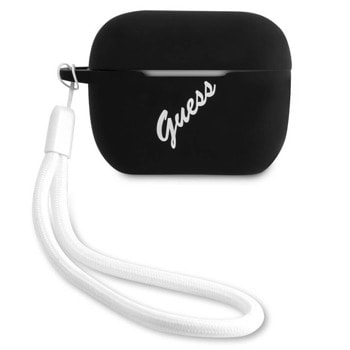 Защитен калъф Guess Vintage Silicone за Apple Airpods Pro, черен | JAR Computers Guess Vintage Silicone GUACAPLSVSBW