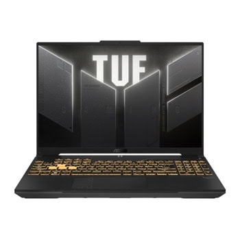 Лаптоп Asus TUF Gaming F16 FX607VU-RL091 (90NR0N06-M007H0)(сив), десетядрен Intel Core i7-13620H 2.4/4.9GHz, 16" (40.64cm) WUXGA IPS 144Hz Anti-Glare дисплей & RTX 4050 6GB, (HDMI), 16GB DDR5, 1TB SSD NVMe, 1x Thunderbolt 4, No OS | JAR Computers Asus TUF Gaming F16 FX607VU-RL091 90NR0N06-M007H0