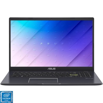 Лаптоп Asus E510MA-BR610, двуядрен Gemini Lake Refresh Intel Celeron N4020 1.1/2.8 GHz, 15.6" (39.62 cm) HD Anti-Glare Display, (HDMI), 4GB DDR4, 256GB SSD, 1x USB Type-C, No OS, 1.57kg image