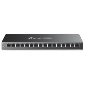 Суич TP-Link TL-SG116P, 1000 Mbps, 16 порта, 16x 10/100/1000Mbps RJ45 PoE | JAR Computers TP-Link TL-SG116P