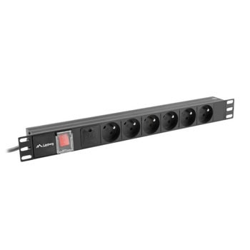разклонител lanberg pdu-06e-0200-bk | JAR Computers разклонител lanberg pdu-06e-0200-bk