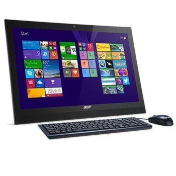Настолен компютър 21.5" (54.61 cm) Acer Aspire Z1-621 (DQ.SYNEX.001), сензорен FULL HD LED Display (HDMI), четири-ядрен Pentium® N3530 2.16/2.58GHz, 4GB DDR3 RAM, 1TB HDD, клавиатура & мишка, Windows 8.1 | JAR Computers 21.5 Acer Aspire Z1-621 DQ.SYNEX.001