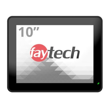 Индустриален компютър Faytech 1010502636 FT10BX6413ECAPOB, четириядрен Intel Atom x6413E 1.5/3.0GHz, 9.7" (24.64 cm) XGA сензорен дисплей, 8GB DDR4, 120GB SSD, 4x USB 3.0, 1x DisplayPort, 1x HDMI, 2x RS232, Wi-Fi, Bluetooth, 2x LAN, Linux | JAR Computers Faytech 1010502636 FT10BX6413ECAPOB