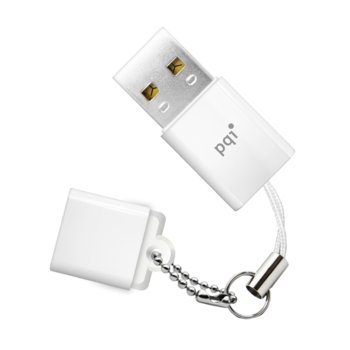 4GB USB Flash, PQI U819L, бяла