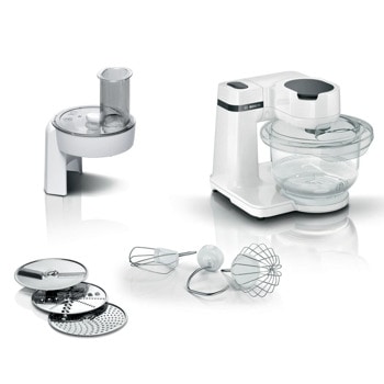 Кухненски робот Bosch MUMS2TW01, 700W, 4 скорости, 3.8 l капацитет, бял | JAR Computers Bosch MUMS2TW01