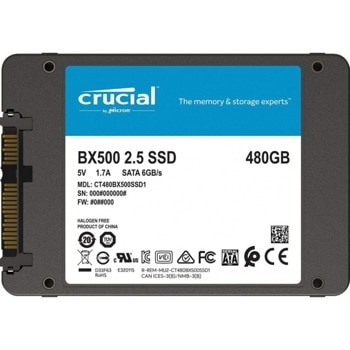 480GB Crucial BX500 CT480BX500SSD1