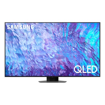 Телевизор Samsung QE-55Q80C (2023), 55" (139.70 cm) 4K/UHD QLED Smart TV, HDR+, 100Hz, DVB-T2CS2 x2, Wi-Fi, LAN, Bluetooth, 4x HDMI, 2x USB | JAR Computers Samsung 55Q80C QE55Q80CATXXH