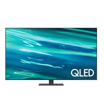 Телевизор Samsung 65Q80A (QE65Q80AATXXH), 65" (165.1 cm) 4K/UHD QLED Smart TV, HDR, DVB-T2/C/S2 x 2, LAN, Wi-Fi, Bluetooth, 4x HDMI, 2x USB image