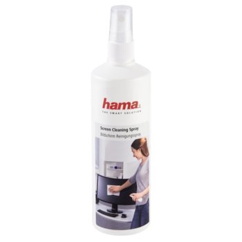 Почистващ спрей Hama 113807, за TFT/LCD/PDA дисплеи, 250 мл | JAR Computers Почистващ спрей HAMA за TFT/LCD/PDA, 250 мл