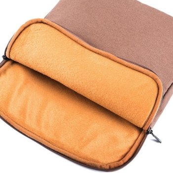Notebook Sleeve Logic Plush-14 Brown