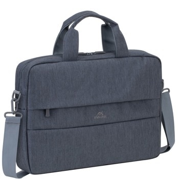 Чанта за лаптоп Rivacase 7522 Dark Grey, до 14" (35.6 cm), водоустойчивост, отделение за таблет, тъмносива | JAR Computers Rivacase 7522 Dark Grey