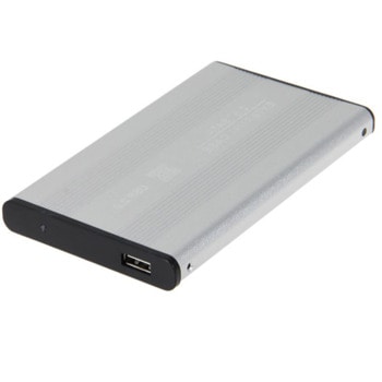 Кутия 2.5" (6.35 cm), алуминиева, SАTА2 към USB2.0, захранване през USB | JAR Computers Кутия 2.5 Алуминиева SАTА2