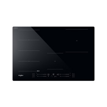 Индукционен плот за вграждане Whirlpool WF S7977 CPNE, 4 нагревателни зони, сензорно управление, CleanProtect, FlexiSide, черен | JAR Computers Whirlpool WF S7977 CPNE