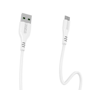 Кабел PZX V140, от USB A(м) към USB Micro B(м), 1m, бял | JAR Computers PZX V140 5678855