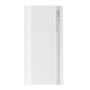 Външна батерия/power bank GP GPB05, 5000mAh, бяла | JAR Computers Външна батерия GP GPB05