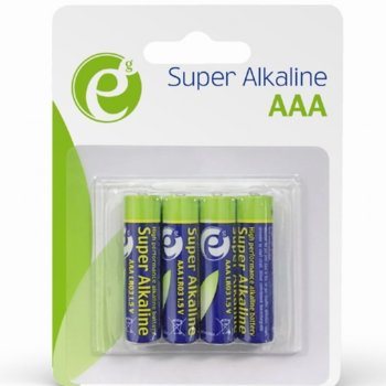 Battery Gembird AAA LR03 Alkaline 1.5V 4 pcs set