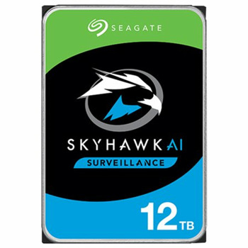 Твърд диск 12TB Seagate SkyHawk Surveillance ST12000VE001, SATA3 6Gb/s, 7200rpm, 256MB кеш, 3.5" (8.89cm), Bulk | JAR Computers Seagate 12TB SkyHawk Surveillance AI ST12000VE001