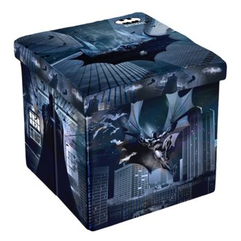 Табуретка Disney Batman, 3 в 1, MDF и текстил, до 150 kg, черна | JAR Computers Disney Batman, 3в1,